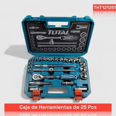 TOTAL JUEGO DE COPAS 1/2" X 25 PCS THT121251