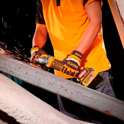 INGCO COMBO 20V PULIDORA 4-1/2" + TALADRO 1/2" + LLAVE IMMPACTO 850 N.M + 2 BATERIAS Y CARGADOR UCOSLI251192