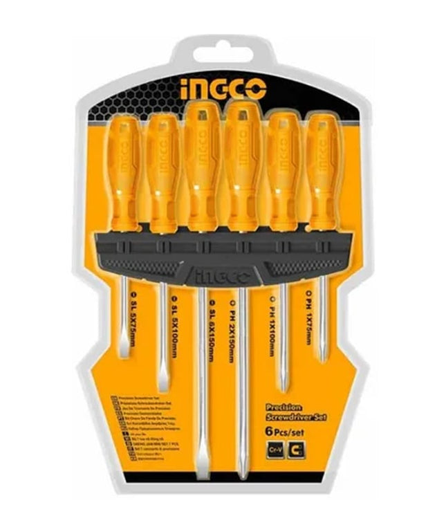 INGCO JUEGO DE DESTORNILLADORES 6 PIEZAS HKSD0658