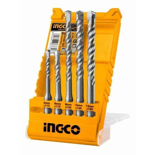 INGCO JUEGO DE BROCAS PARA MURO SDS PLUS 5 PCS UAKD205