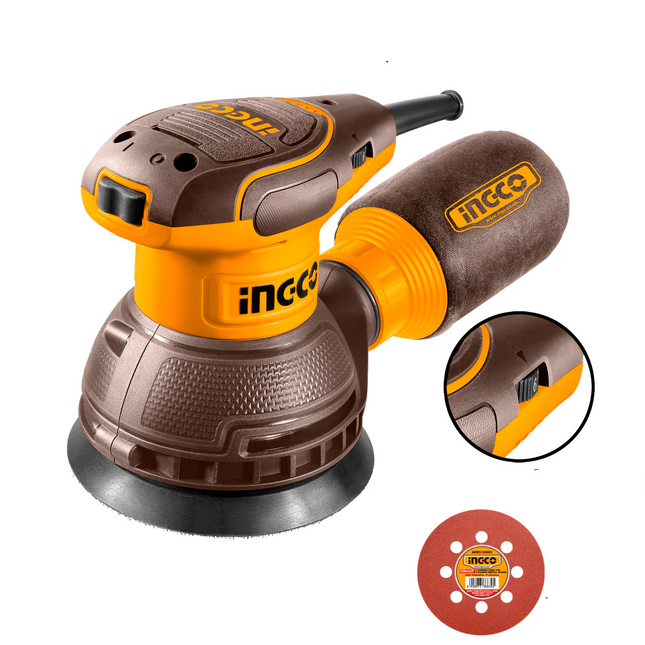 INGCO LIJADORA ROTO ORBITAL 5" 320W URS3216
