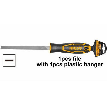 INGCO LIMA PLANA CON MANGO 200MM 8" HSFF088