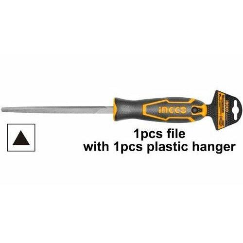 INGCO LIMA TRIANGULAR CON MANGO 200MM 8" HSTF088