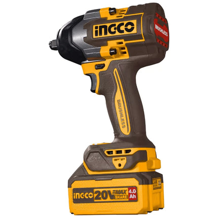 INGCO LLAVE DE IMPACTO M1/2 20V 850NM + 2 BATERIAS Y CARGADOR UCIWLI2085