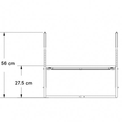 Mesa auxiliar para balcón