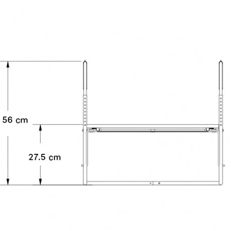 Mesa auxiliar para balcón