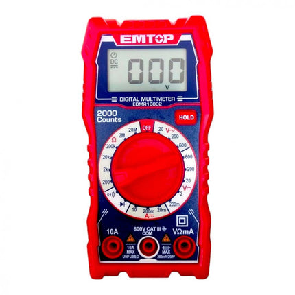 EMTOP MULTIMETRO DIGITAL 600V EDMR16002