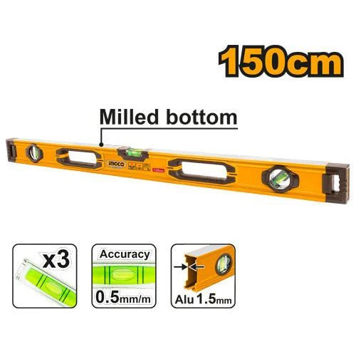 INGCO NIVEL DE ALUMINIO 150CM HSL08150
