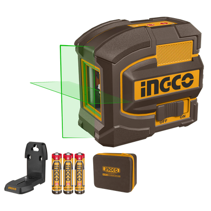 INGCO NIVEL LASER AUTONIVELANTE LUZ VERDE 0-35 MTS HLL156601