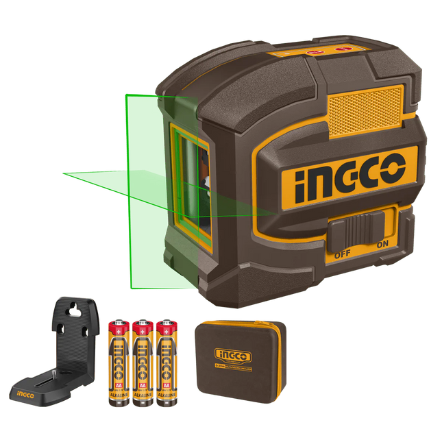 INGCO NIVEL LASER AUTONIVELANTE LUZ VERDE 0-35 MTS HLL156601