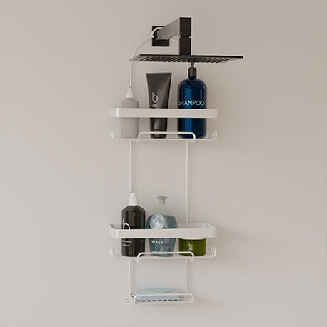 Organizador de baño plata