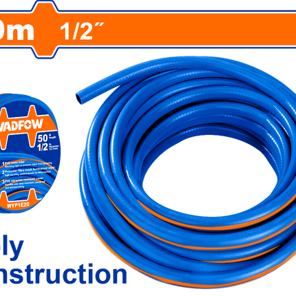 WADFOW MANGUERA PVC 1/2" X 20 MTS WYP1E20