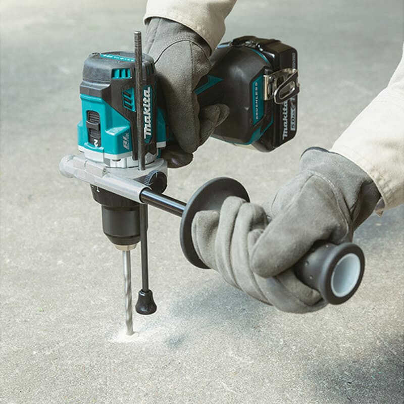 MAKITA TALADRO PERCUTOR INALAMBRICO 1/2" 125N.M 18V BL XPT 2 BAT 4AH DHP486RMJ