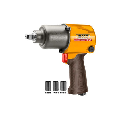 INGCO LLAVE DE IMPACTO NEUMATICA 1/2" 610 N.M AIW12562