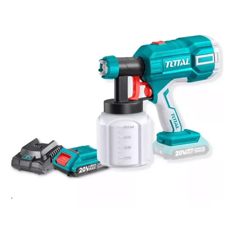 TOTAL PISTOLA PARA PINTAR INALAMBRICA 20V UTSGLI20406