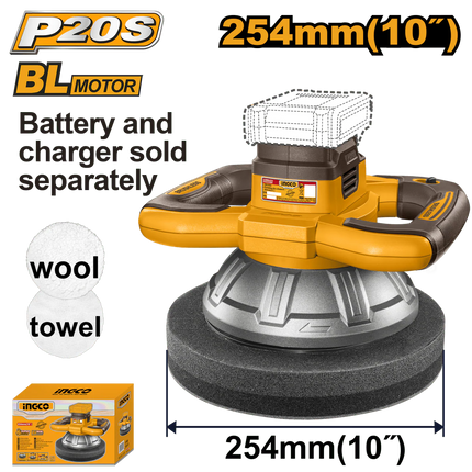INGCO POLICHADORA ROTO ORBITAL 20V 2500 RPM COPLI202548