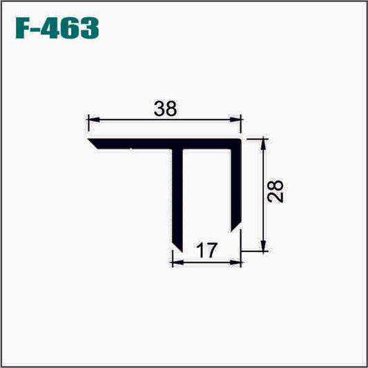 F VIDRIO TEMPLADO 28MM -  S-463