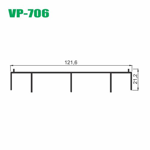 CABEZAL 8025 TRES RIELES TIRA X 6 METROS