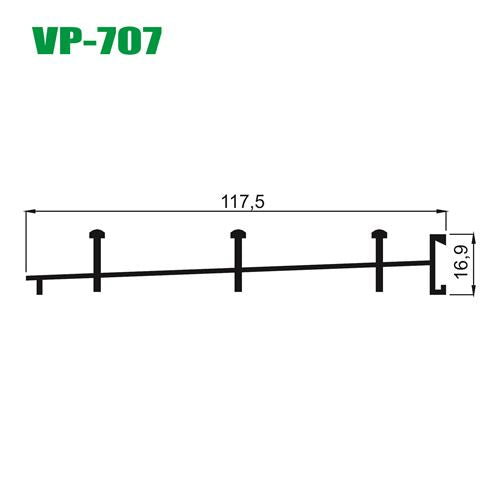 SILLAR 8025 TRES RIELES TIRA X 6 METROS