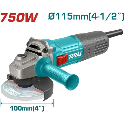 TOTAL PULIDORA ANGULAR 750W UTG10711556