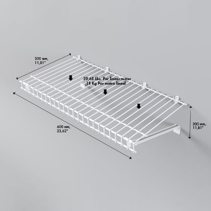 Repisa modular de 60X30 cm