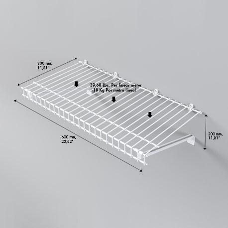 Repisa modular de 60X30 cm