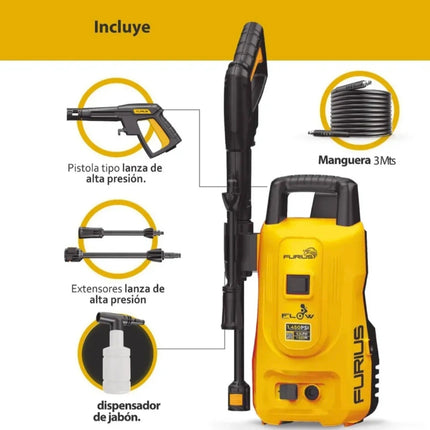 FURIUS HIDROLAVADORA 1400w FPW1460