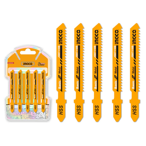 INGCO SET DE HOJA DE SIERRA CALADORA PARA METAL 5 PCS JSBT118B