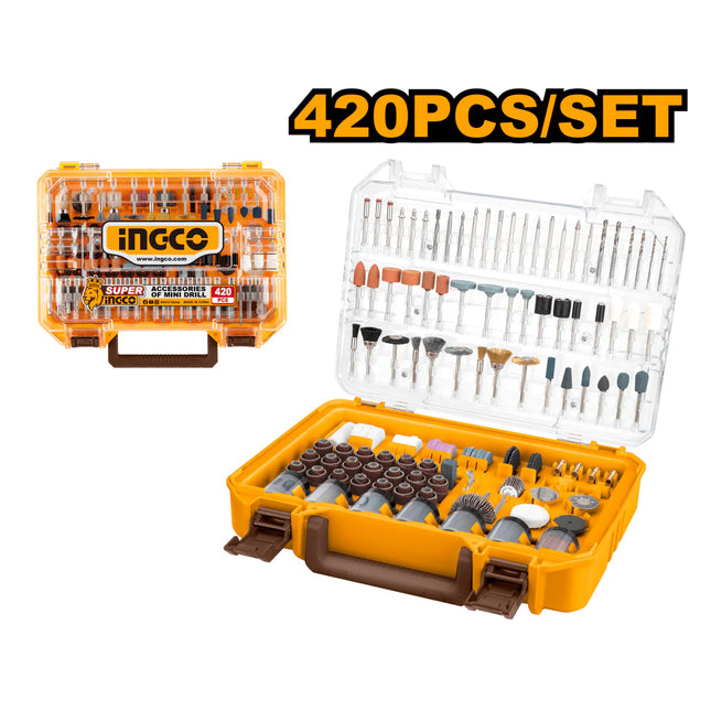 INGCO SET PARA MOTOTOOL 420 PCS AKMG4208