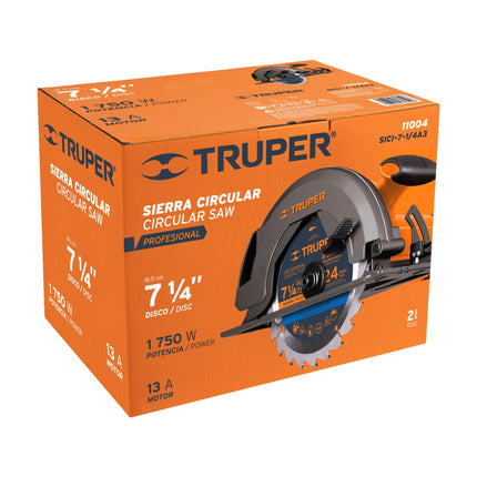 TRUPER CIERRA CIRULAR 7-1/4" 1750W 11004