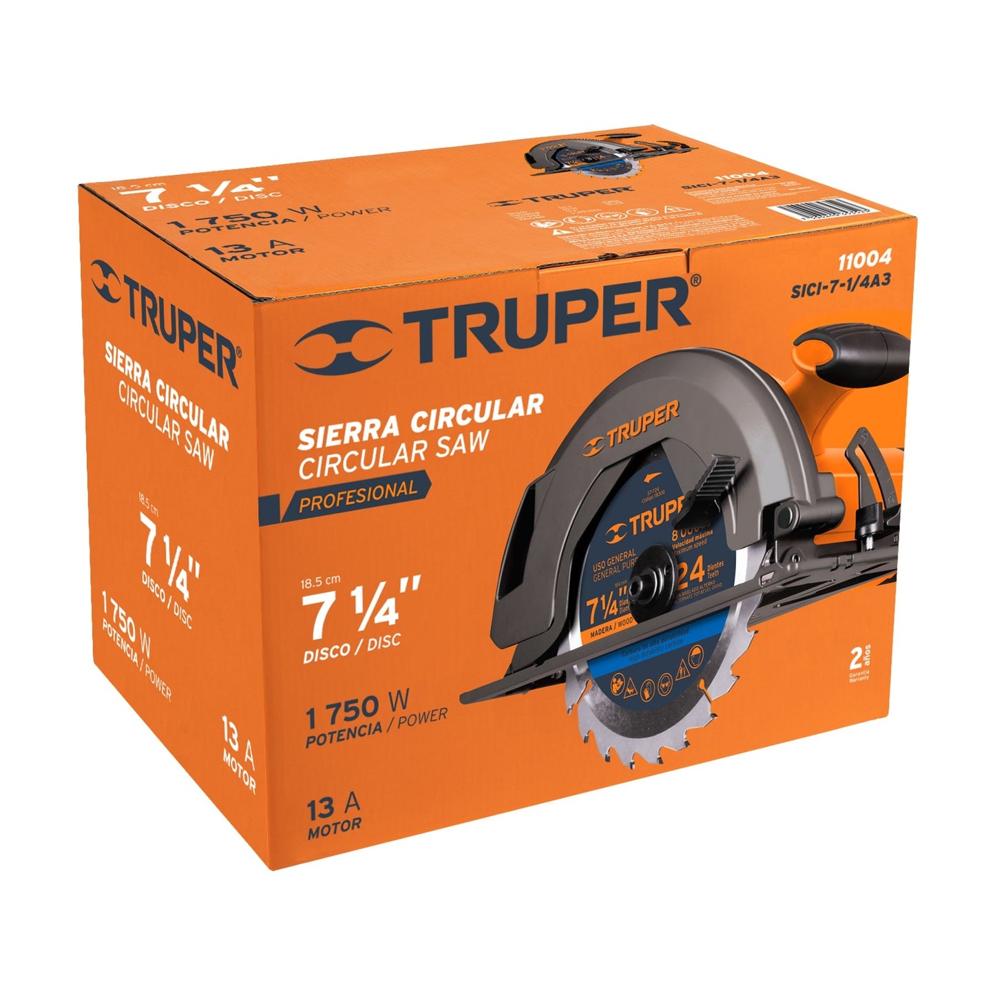 TRUPER CIERRA CIRULAR 7-1/4" 1500W 11004