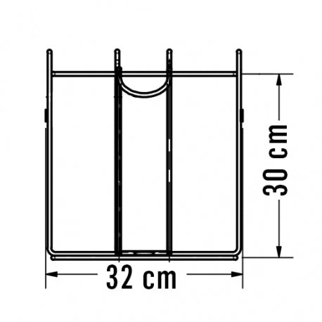 SOPORTE BOTELLÓN MEDIO ARCO - F8509