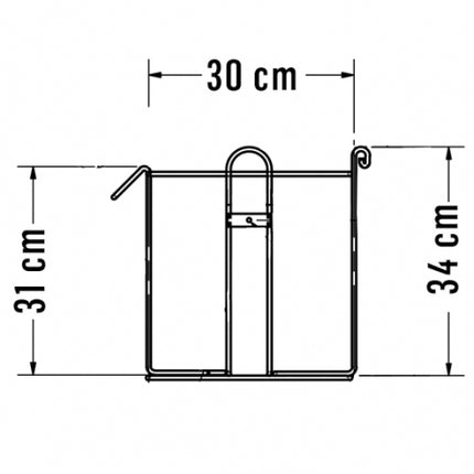SOPORTE BOTELLÓN MEDIO ARCO - F8509