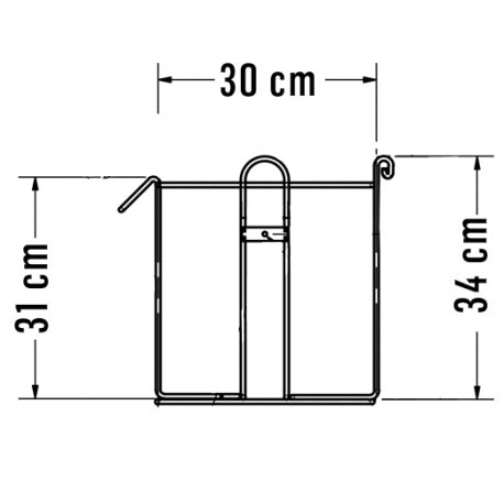 SOPORTE BOTELLÓN MEDIO ARCO - F8509