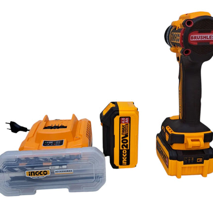 INGCO TALADRO PERCUTOR INALAMBRICO 1/2" - 96 N.M - 20V - UCIDLI20968