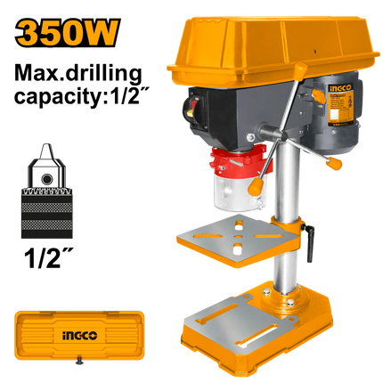INGCO TALADRO DE BANCO M1/2 350W 110V UDP133505