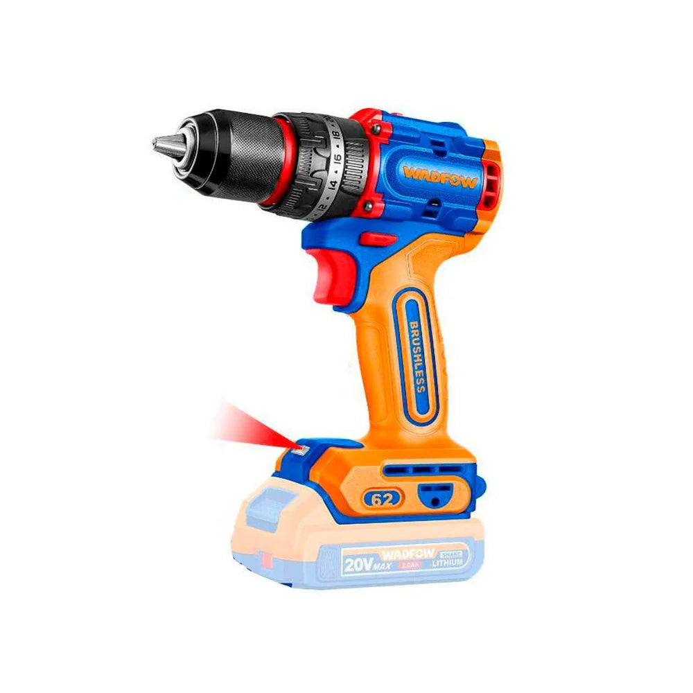 WADFOW TALADRO DE IMPACTO 1/2" 20V 62NM UWOS250895