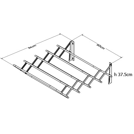 Tendedero Duplex 60 cm