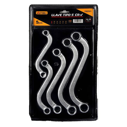 UYUSTOOLS LLAVE TIPO S CR-V 5 PIEZAS YSZ501