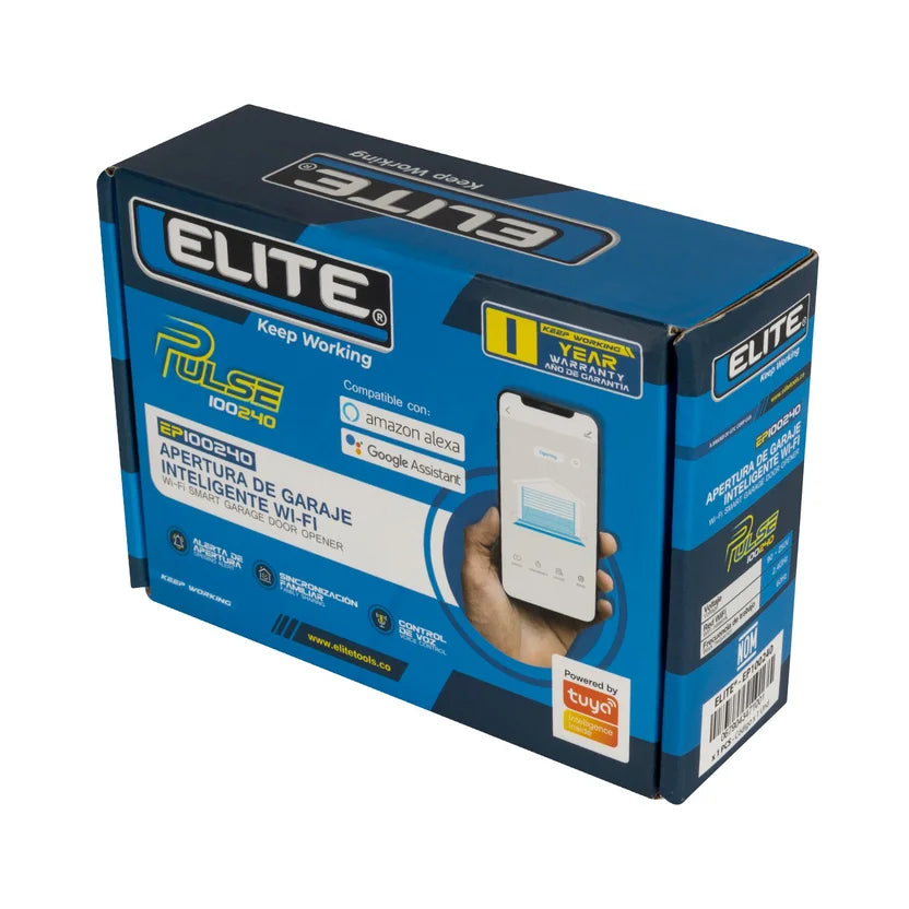 ELITE APERTURA DE GARAJE INTELIGENTE WI-FI 110-240V 2.4GHZ  EP100240